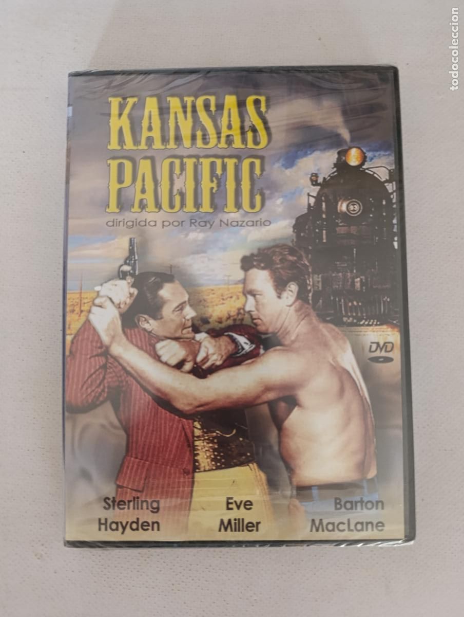 Cine: DVD KANSAS PACIFIC - NUEVO, PRECINTADO (187)