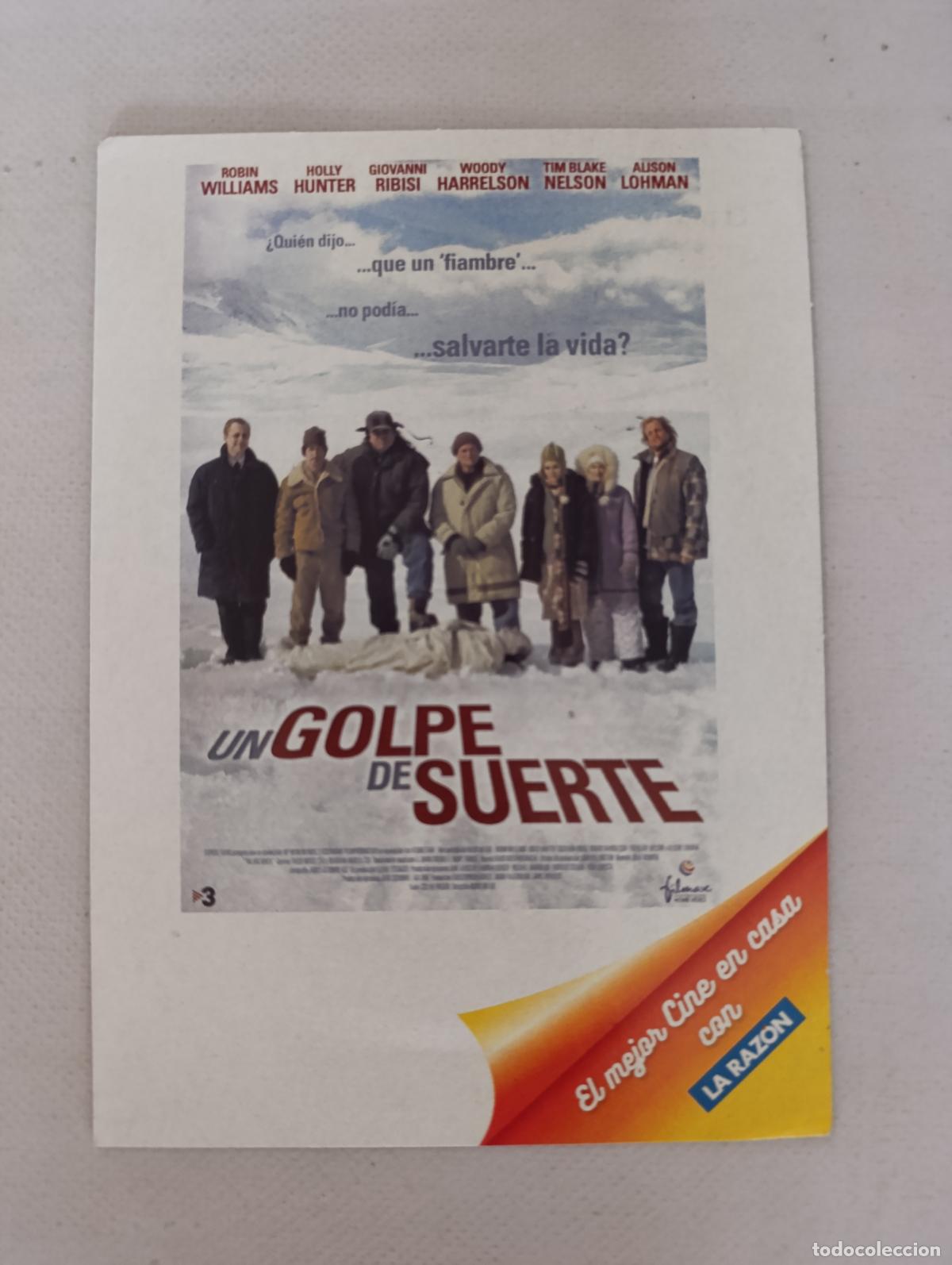 Cine: DVD UN GOLPE DE SUERTE - ROBIN WILLIAMS - FUNDA FINA CARTON (217)