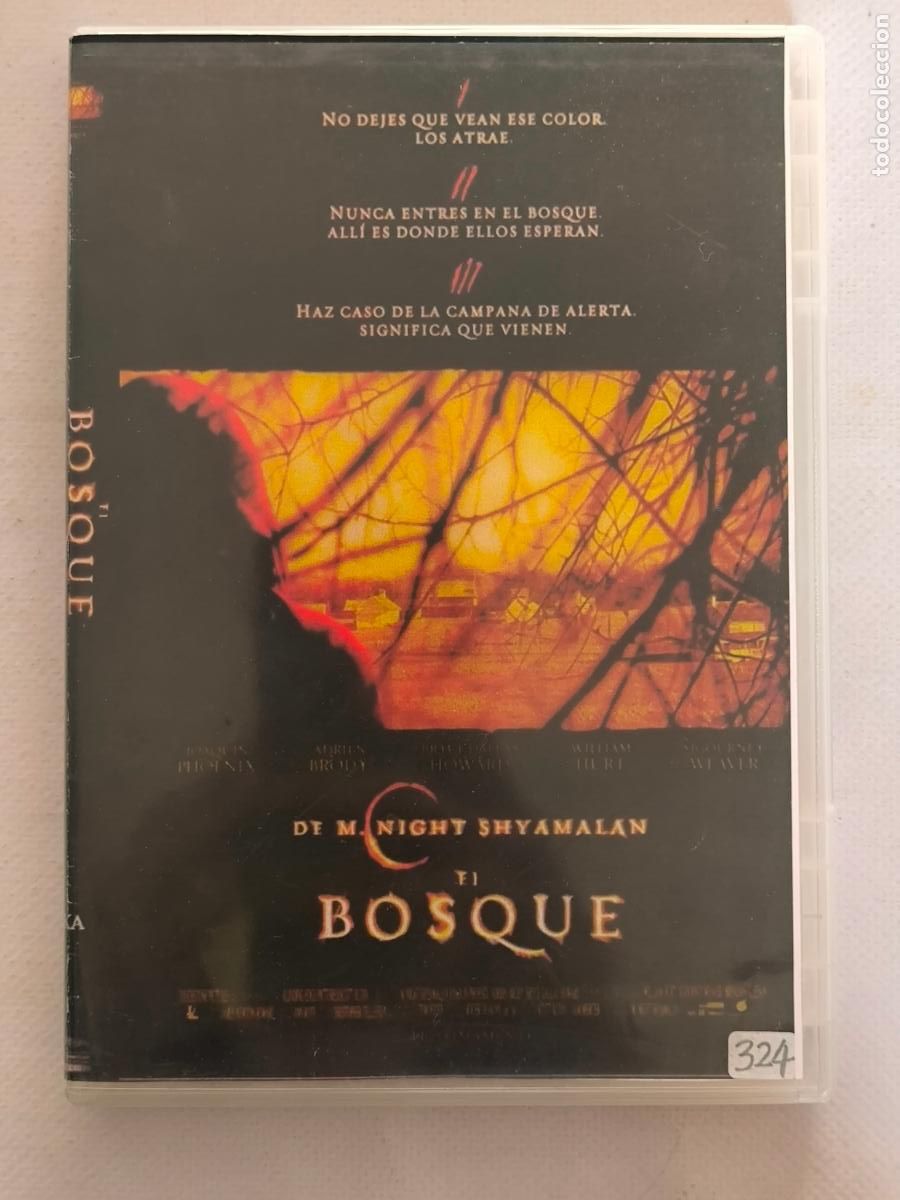 Cine: DVD EL BOSQUE - M. NIGHT SHYAMALAN - CARATULA FOTOCOPIADA - LEER DESCRIPCION (218)