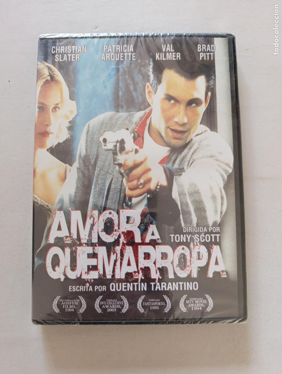 Cine: DVD AMOR A QUEMARROPA - TARANTINO - CHRISTIAN SLATER - NUEVO, PRECINTADO (221)