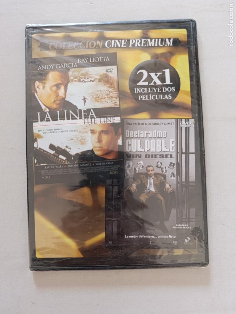 Cinema: DVD LA LINEA / DECLARADME CULPABLE - CAJA SLIM - NUEVO, PRECINTADO (223)