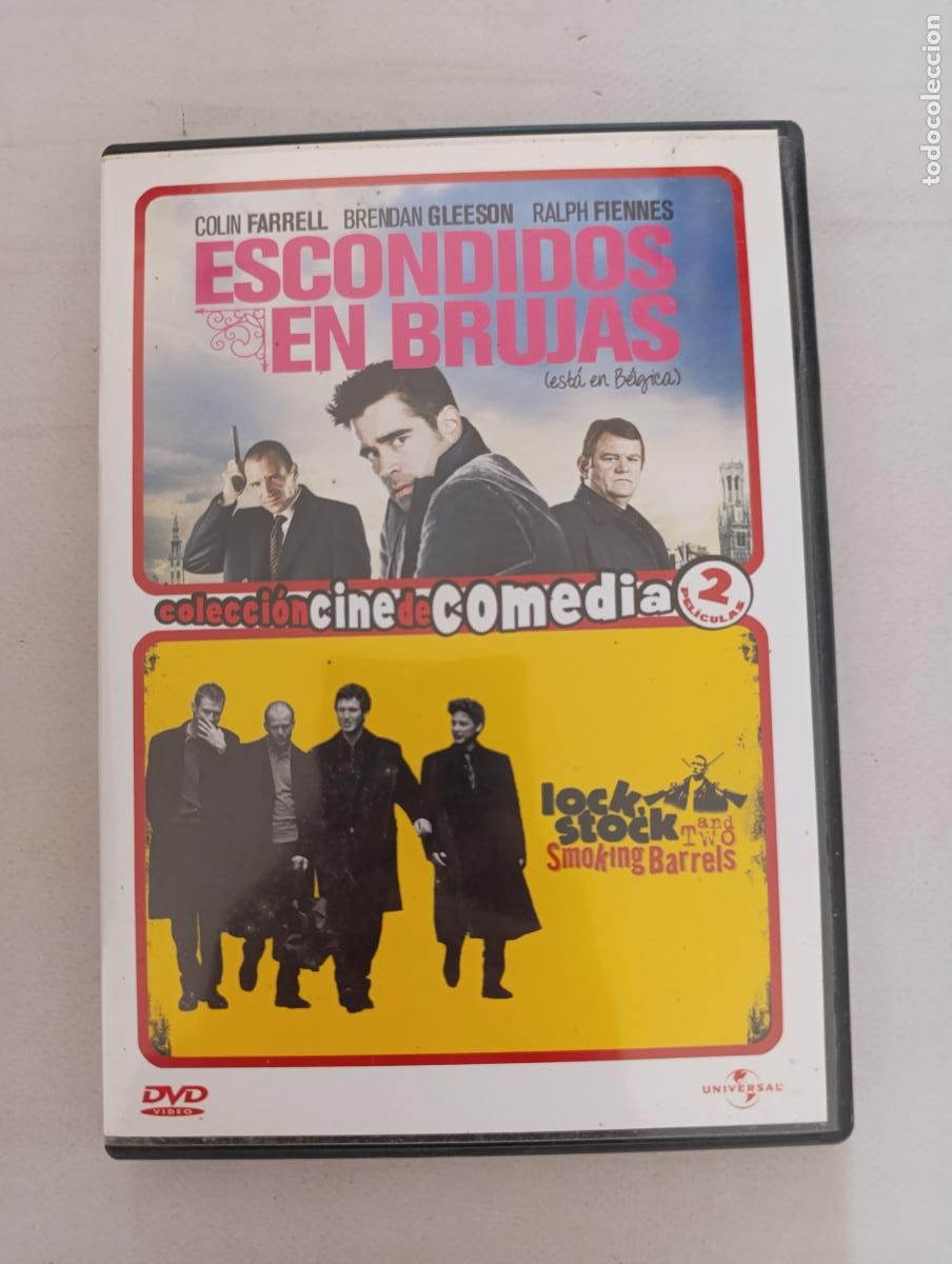 Cine: DVD ESCONDIDOS EN BRUJAS / LOCK & STOCK AND TWO SMOKING BARRELS - 2 PELICULAS, 2 DISCOS (223)