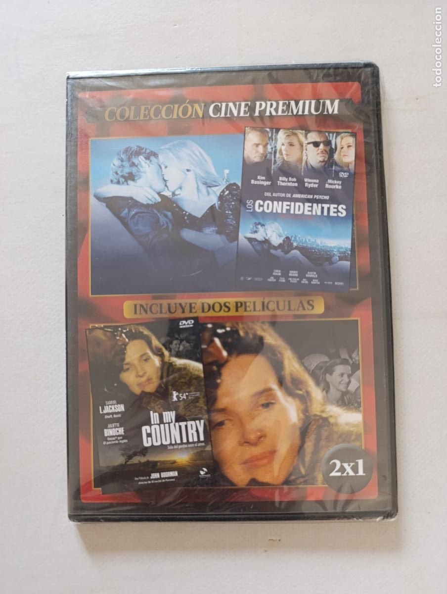 Cine: DVD LOS CONFIDENTES / IN MY COUNTRY - CAJA SLIM - NUEVO, PRECINTADO (224)