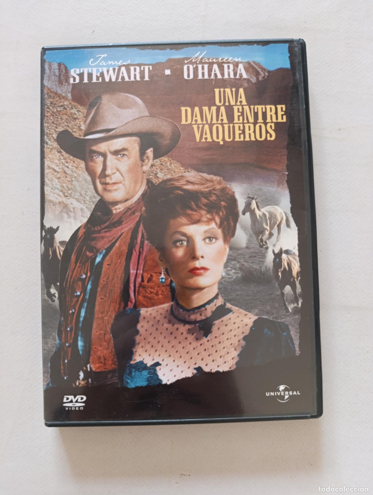 Cine: DVD UNA DAMA ENTRE VAQUEROS - JAMES STEWART, MAUREEN O'HARA (225)