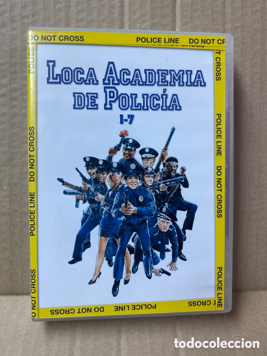 Cine: 7xDVD LOCA ACADEMIA DE POLIC&Iacute;A 1-7. Saga completa