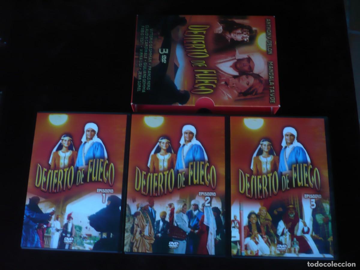 Cine: desierto de fuego - con 3 dvd como nuevos