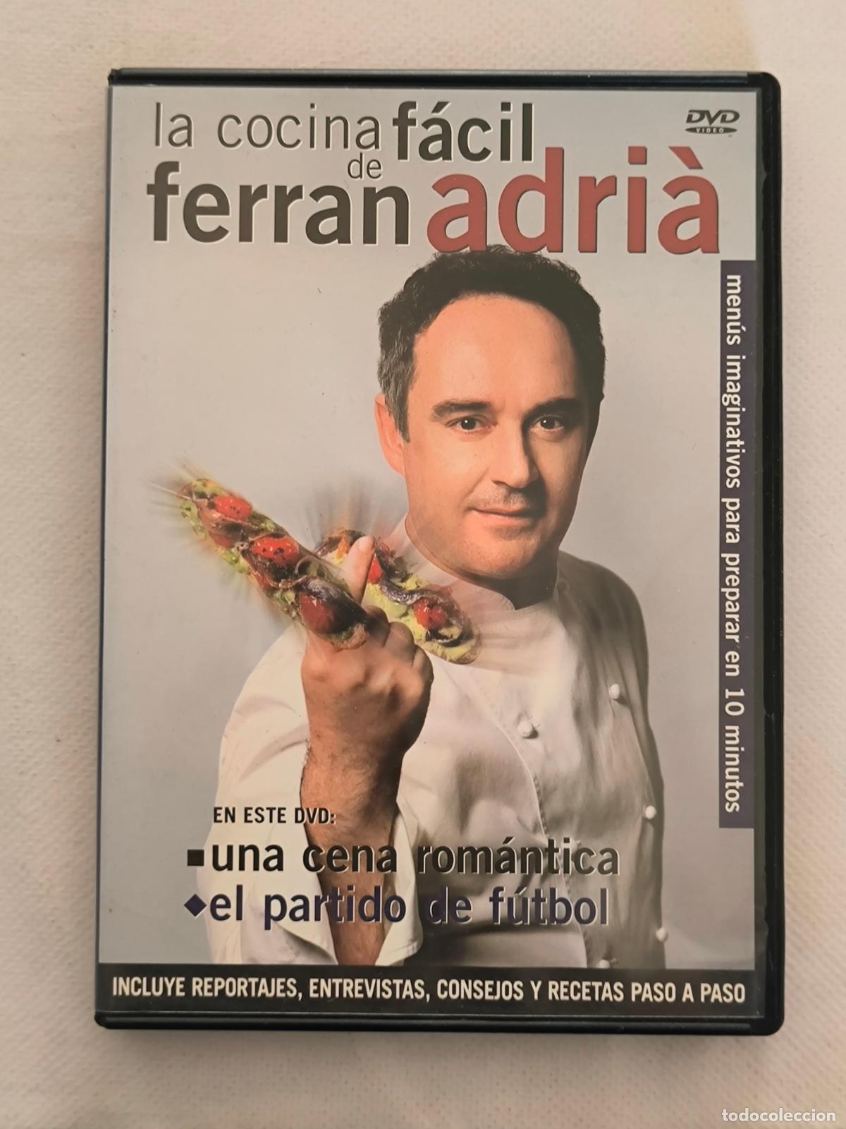 Cine: DVD LA COCINA FACIL DE FERRAN ADRIA - UNA CENA ROMANTICA / EL PARTIDO DE FUTBOL (226)