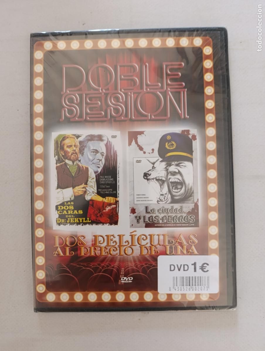 Cine: DVD LAS DOS CARAS DEL DR. JEKYLL / LA CIUDAD Y LOS PERROS - CAJA SLIM - NUEVO, PRECINTADO (225)