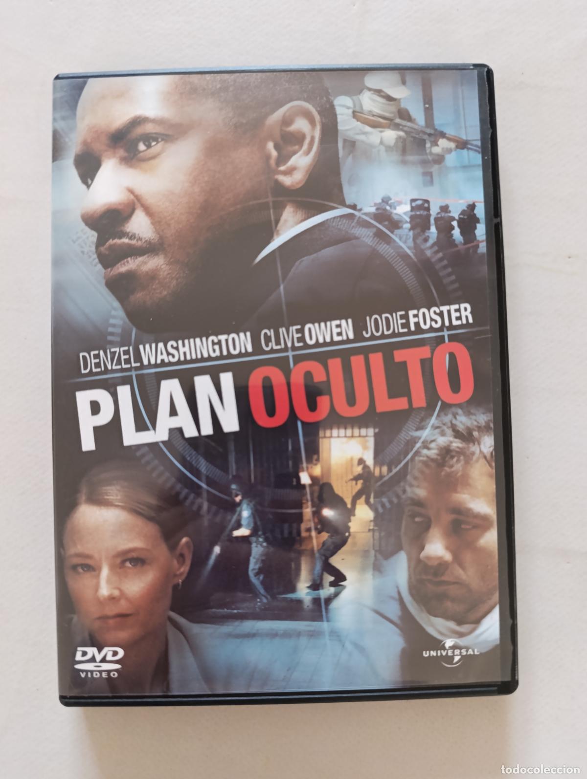Cine: DVD PLAN OCULTO - DENZEL WASHINGTON, CLIVE OWEN, JODIE FOSTER (231)