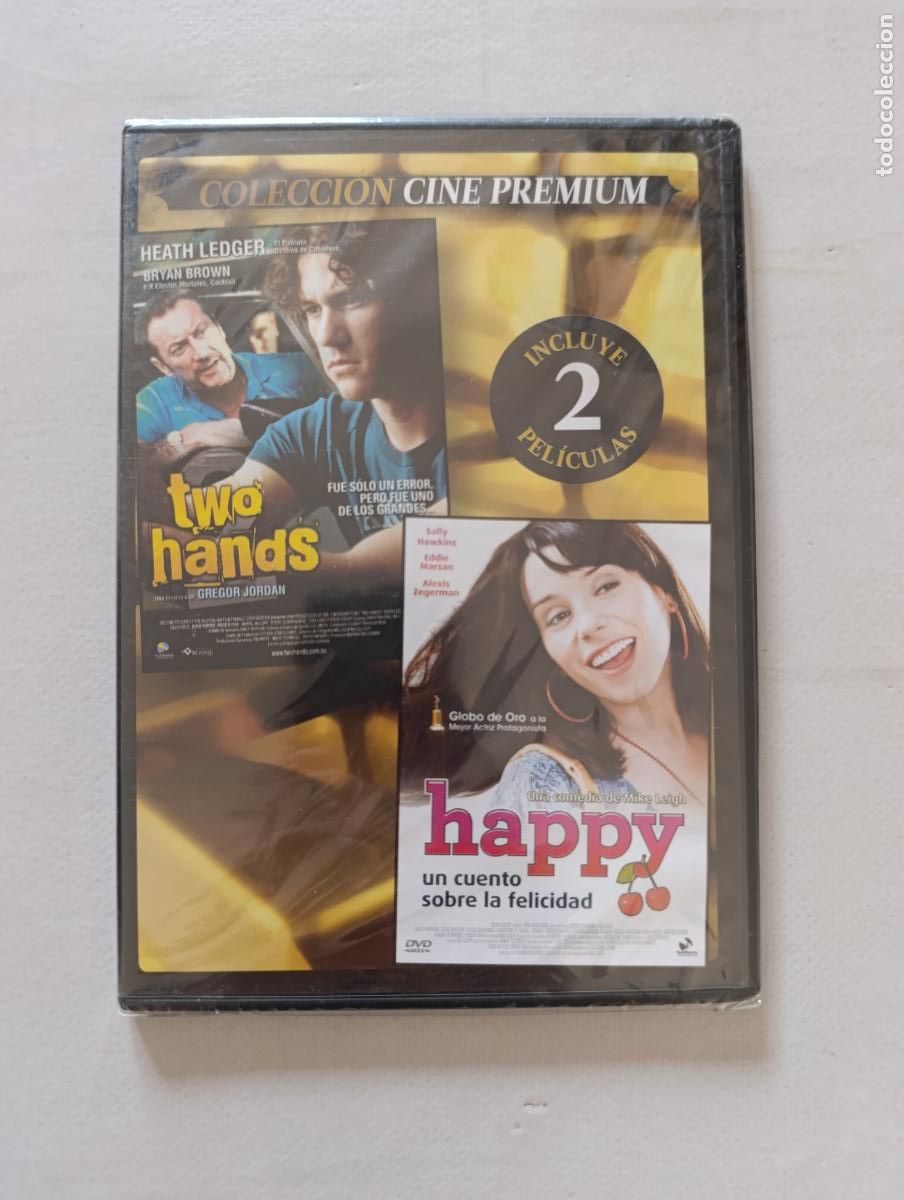 Cine: DVD TWO HANDS / HAPPY - CAJA SLIM - NUEVO, PRECINTADO (231)