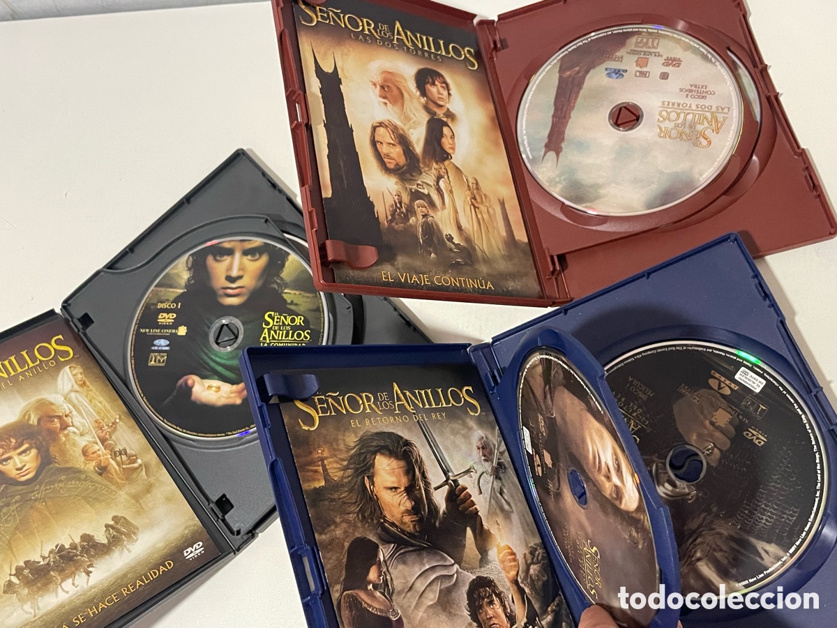 Cine: Trilog&iacute;a El Se&ntilde;or de los Anillos 6 DVD