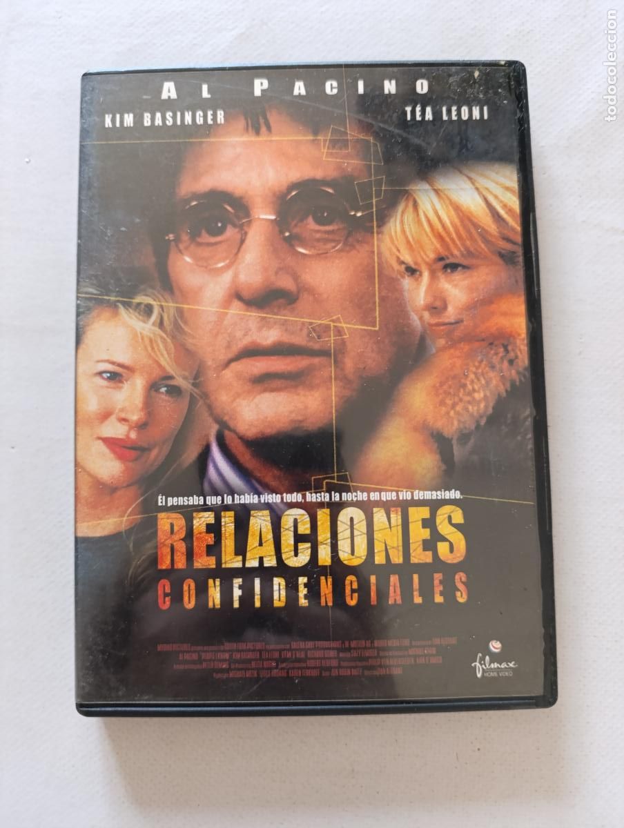 Cine: DVD RELACIONES CONFIDENCIALES - AL PACINO, KIM BASINGER (267)