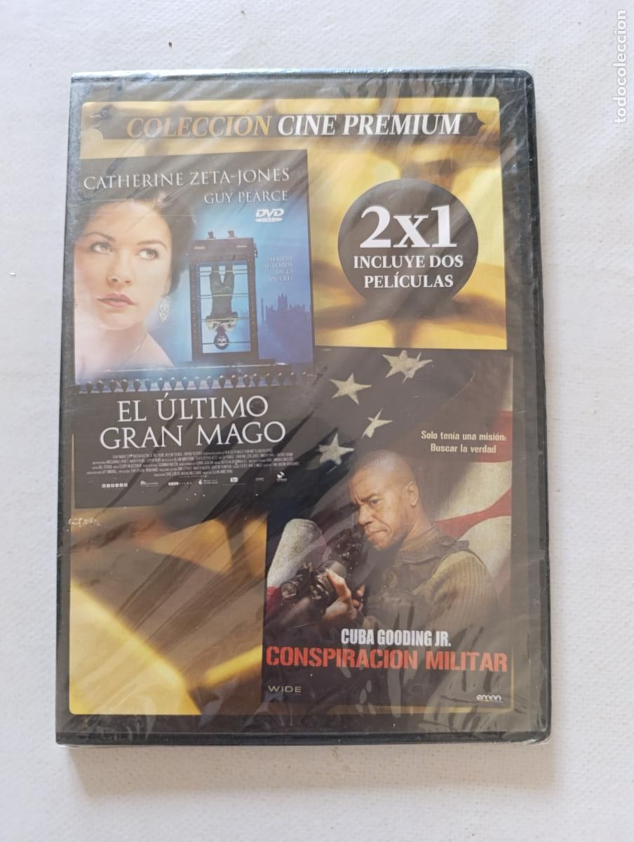 Cine: DVD EL ULTIMO GRAN MAGO / CONSPIRACION MILITAR - CAJA SLIM - NUEVO, PRECINTADO (267)