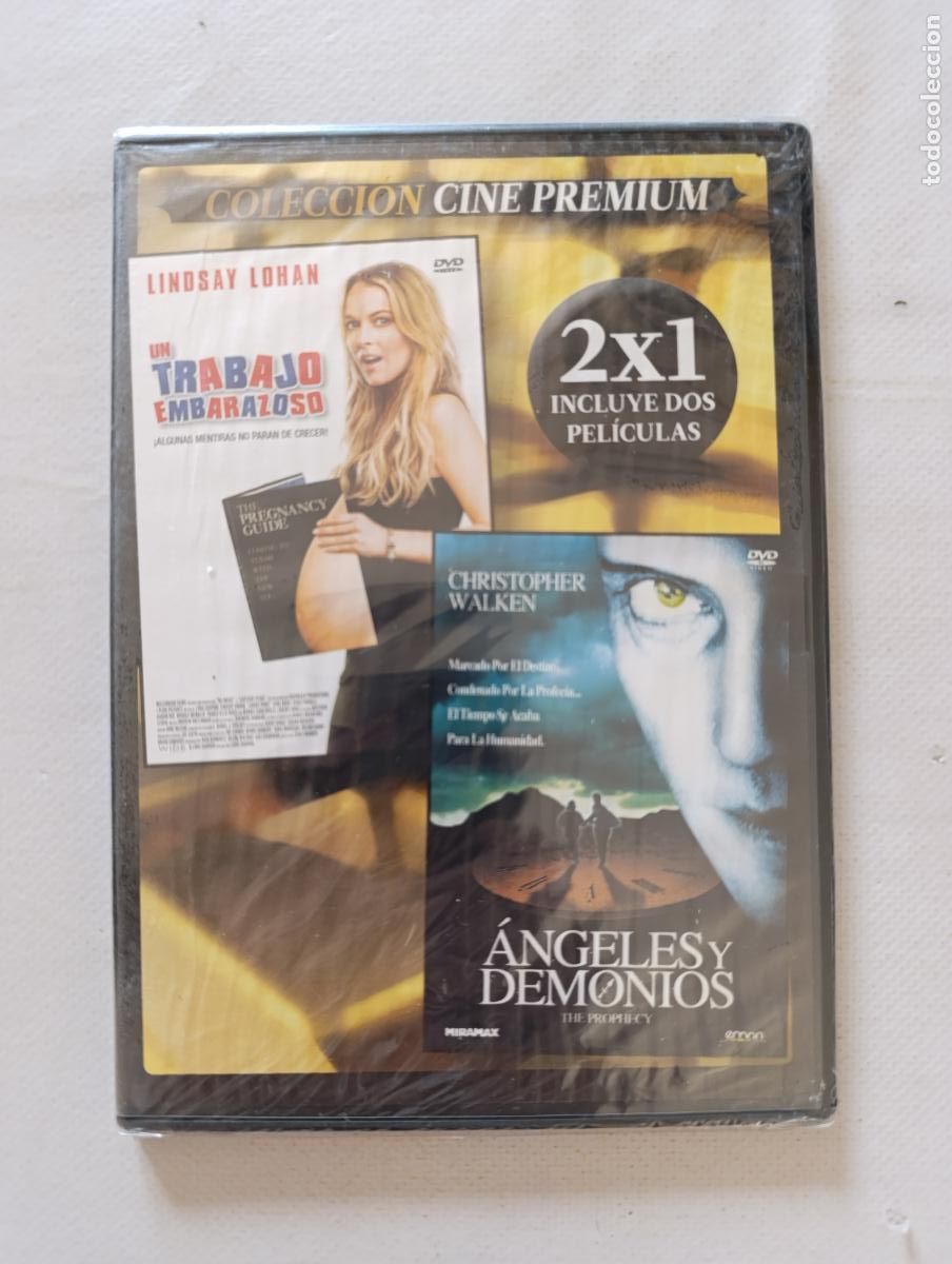 Cine: DVD UN TRABAJO EMBARAZOSO / ANGELES Y DEMONIOS - CAJA SLIM - NUEVO, PRECINTADO (268)