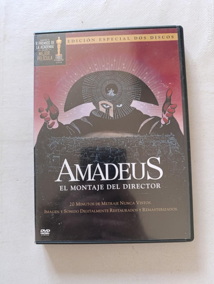 Cine: DVD AMADEUS EL MONTAJE DEL DIRECTOR - EDICION ESPECIAL DOS (2) DISCOS (269)