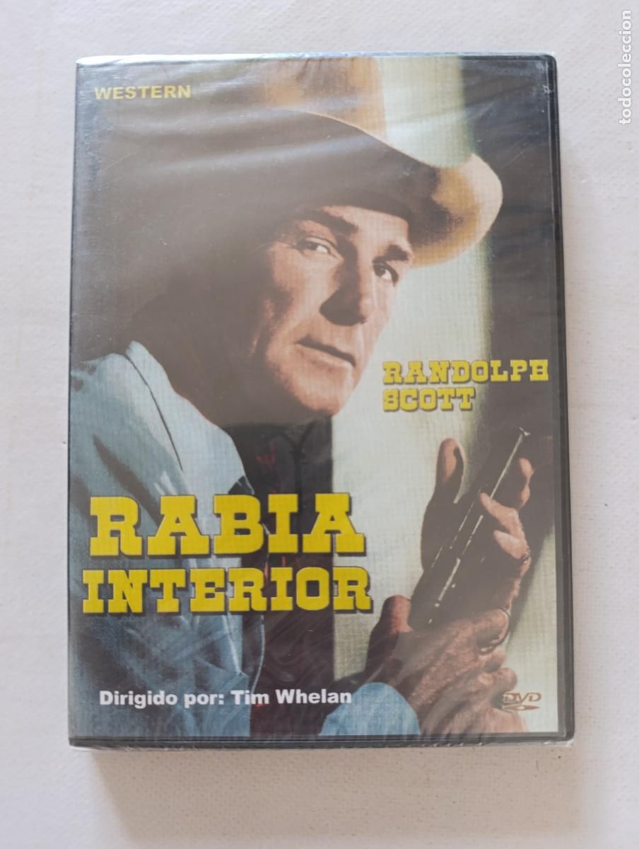 Cine: DVD RABIA INTERIOR - RANDOLPH SCOTT - NUEVO, PRECINTADO (274)