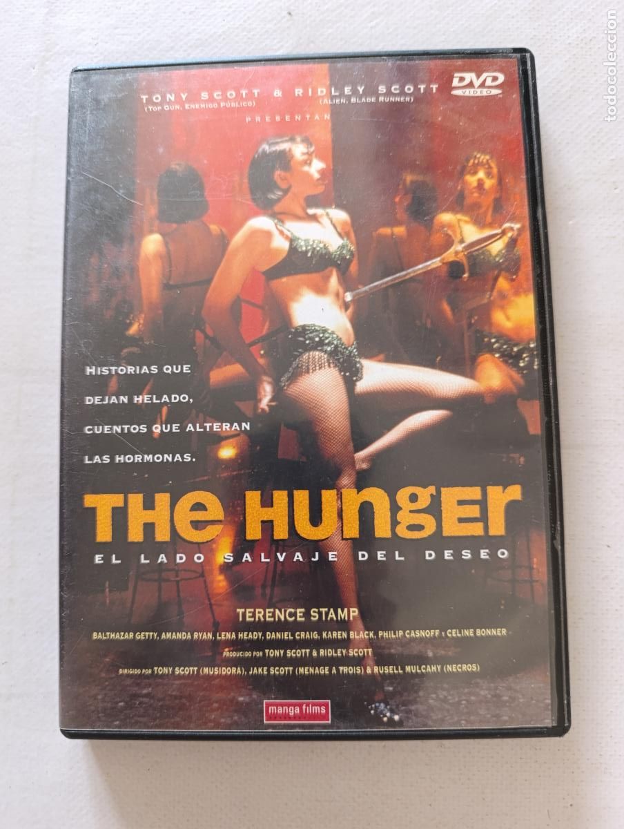 Cine: DVD THE HUNGER - EL LADO SALVAJE DEL DESEO - LEER DESCRIPCION (274)