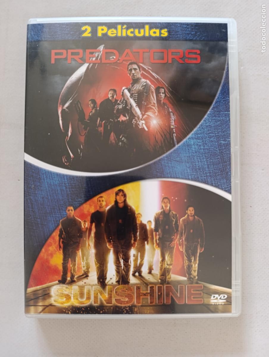 Cine: DVD PREDATORS / SUNSHINE - 2 PELICULAS, 2 DISCOS (277)