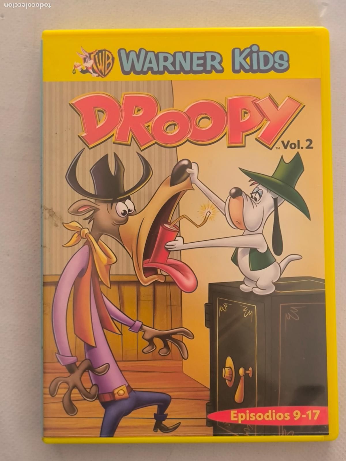 Cine: DVD DROOPY VOL. 2 - EPISODIOS 9 A 17 - WARNER KIDS - LEER DESCRIPCION (271)