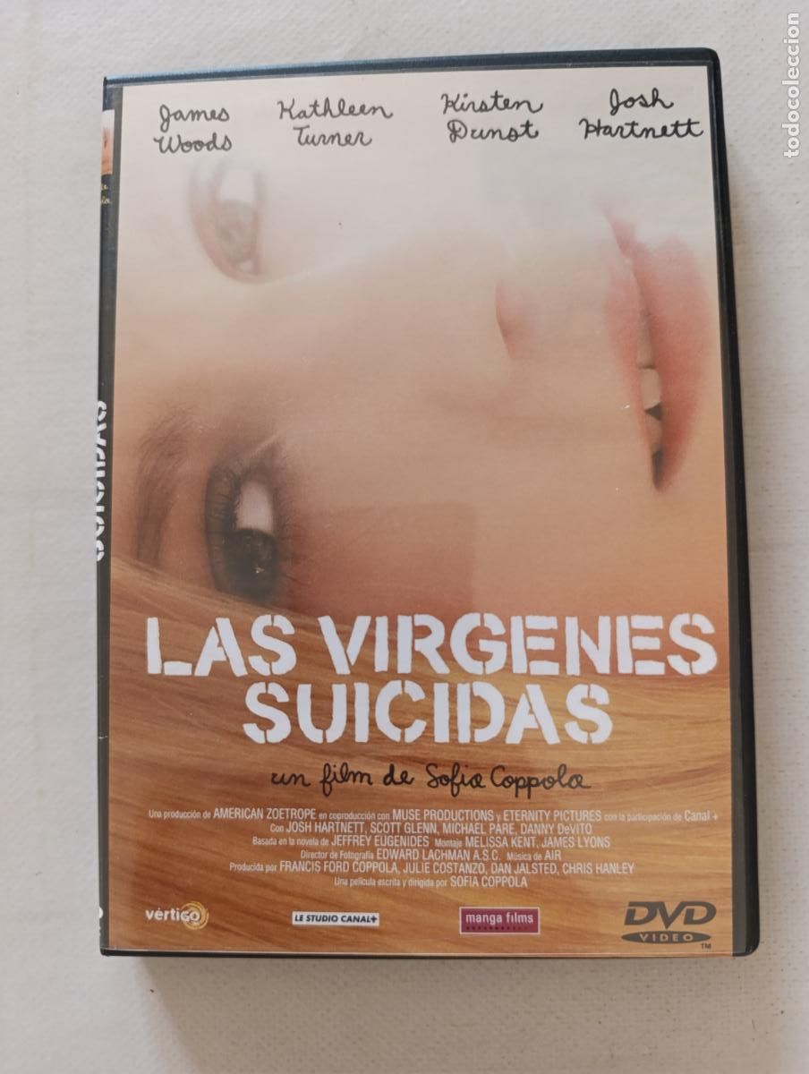 Cine: DVD LAS VIRGENES SUICIDAS - SOFIA COPPOLA (286)