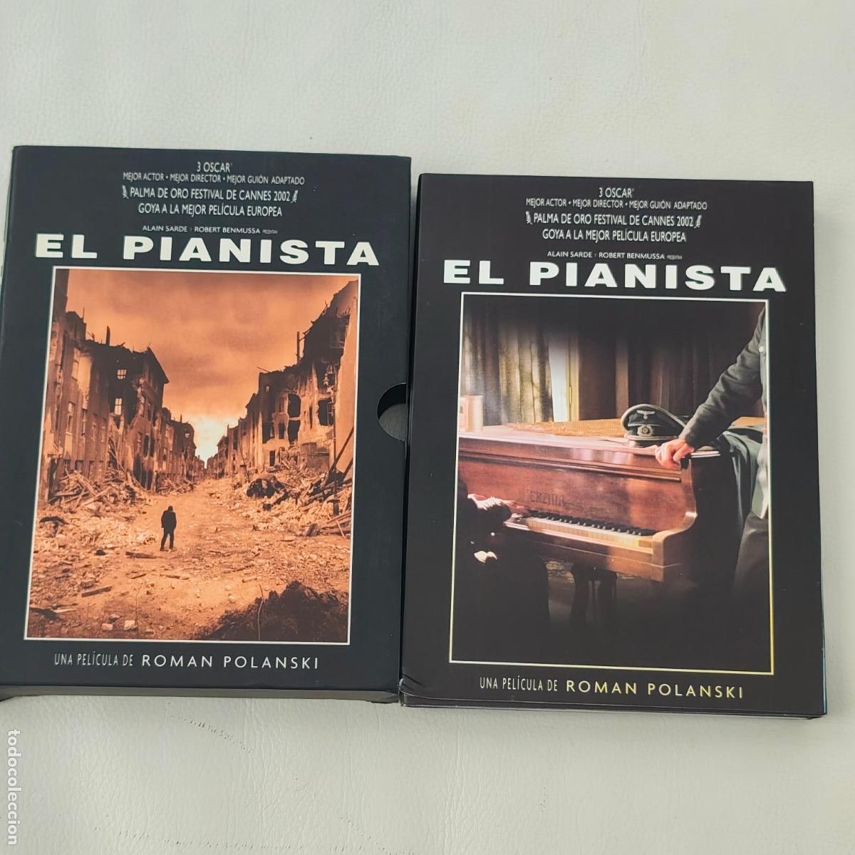 Cine: DVD. EL PIANISTA. ROMAN POLANSKI ( 2 de 3 DISCOS + ESTUCHE CART&Oacute;N)