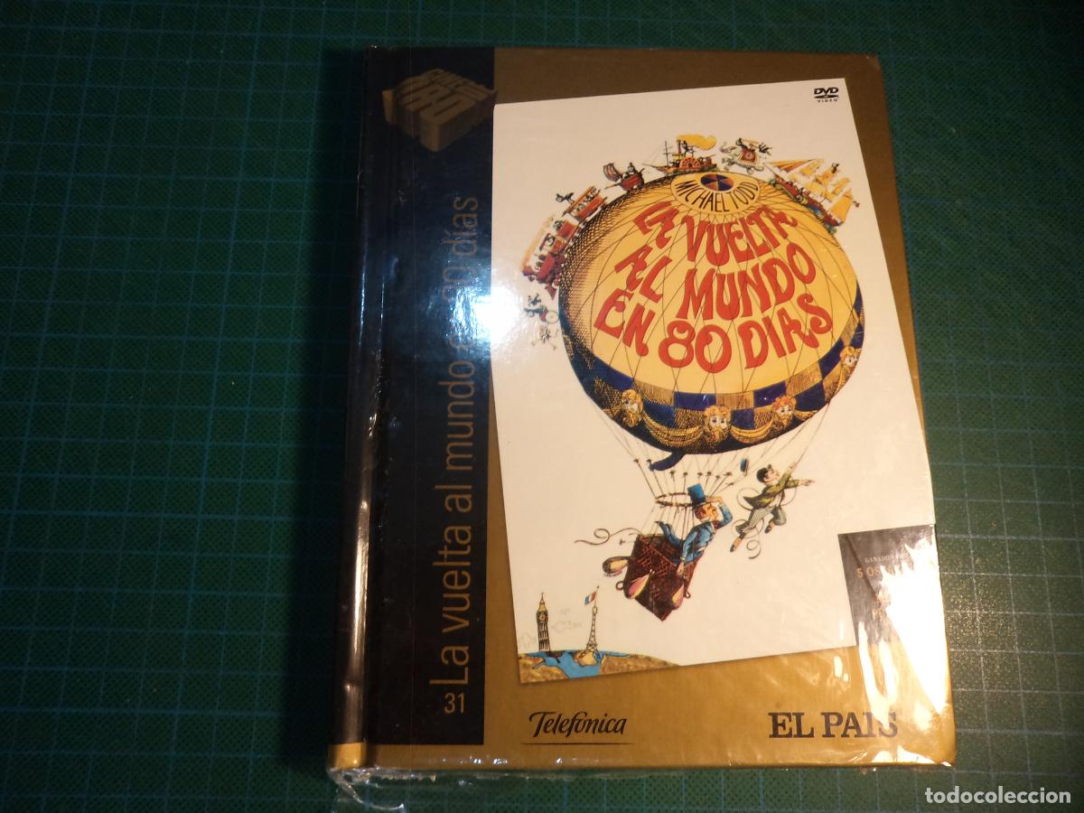 Cine: La vuelta al mundo en 80 dias. Cine de Oro. Libro + DVD. Precintada. (P-62)