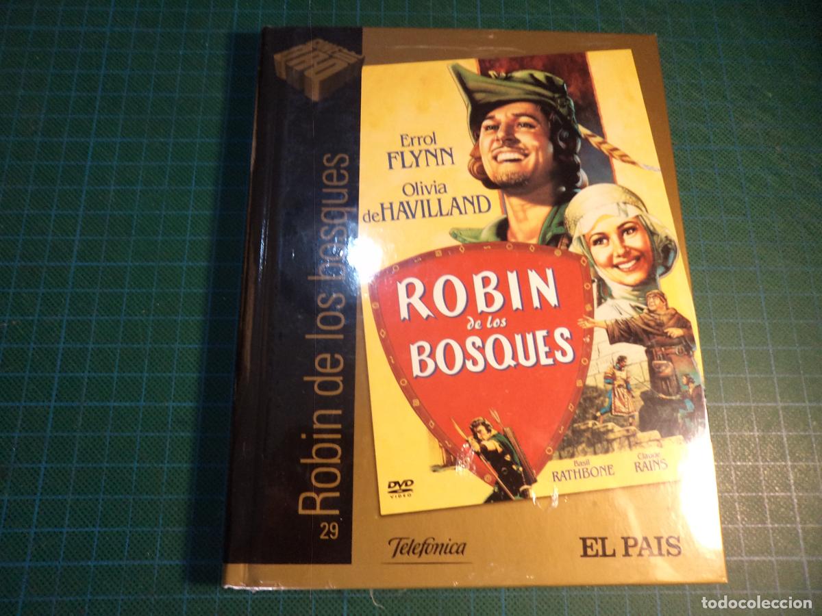 Cine: Robin de los bosques. Libro + DVD. Precintada. (P-62)