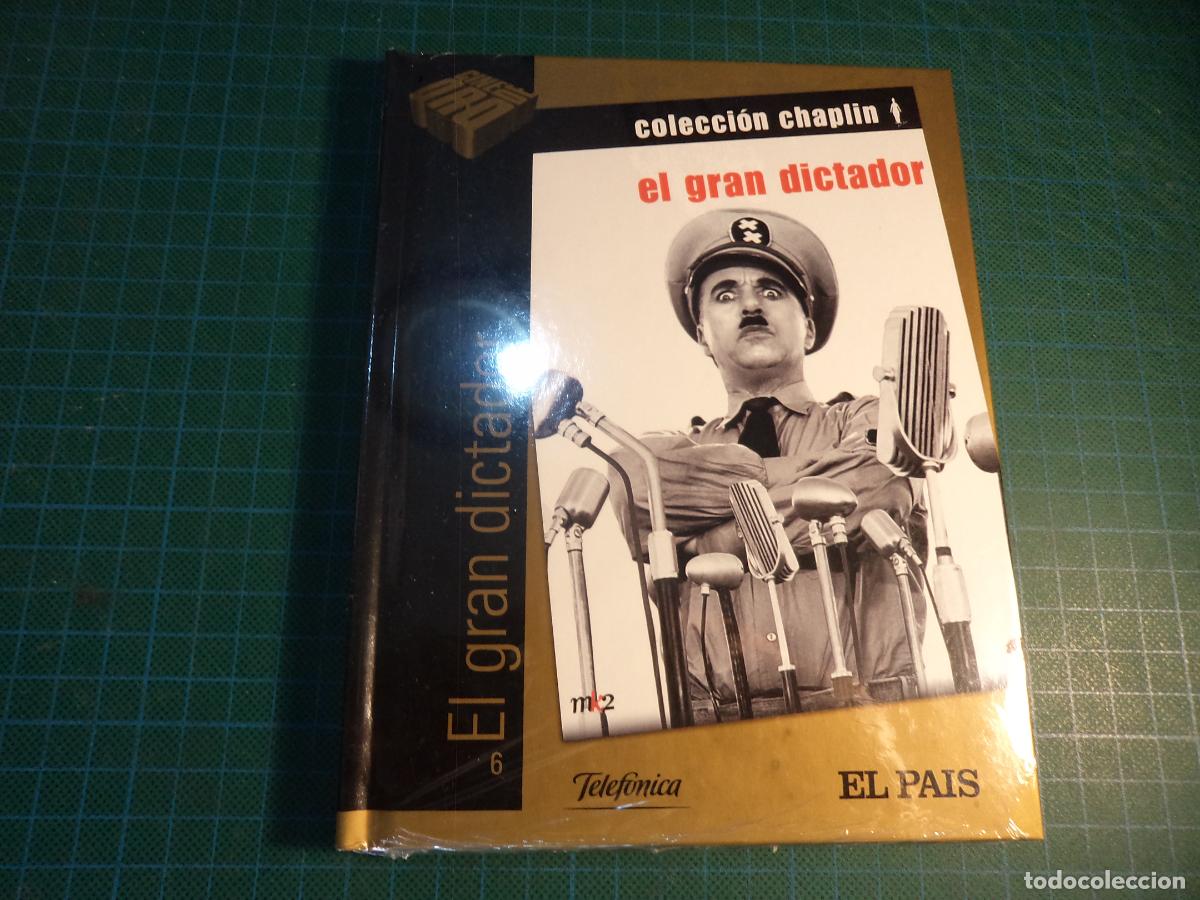 Cine: El gran dictador. Libro + DVD. Precintada. (P-62)