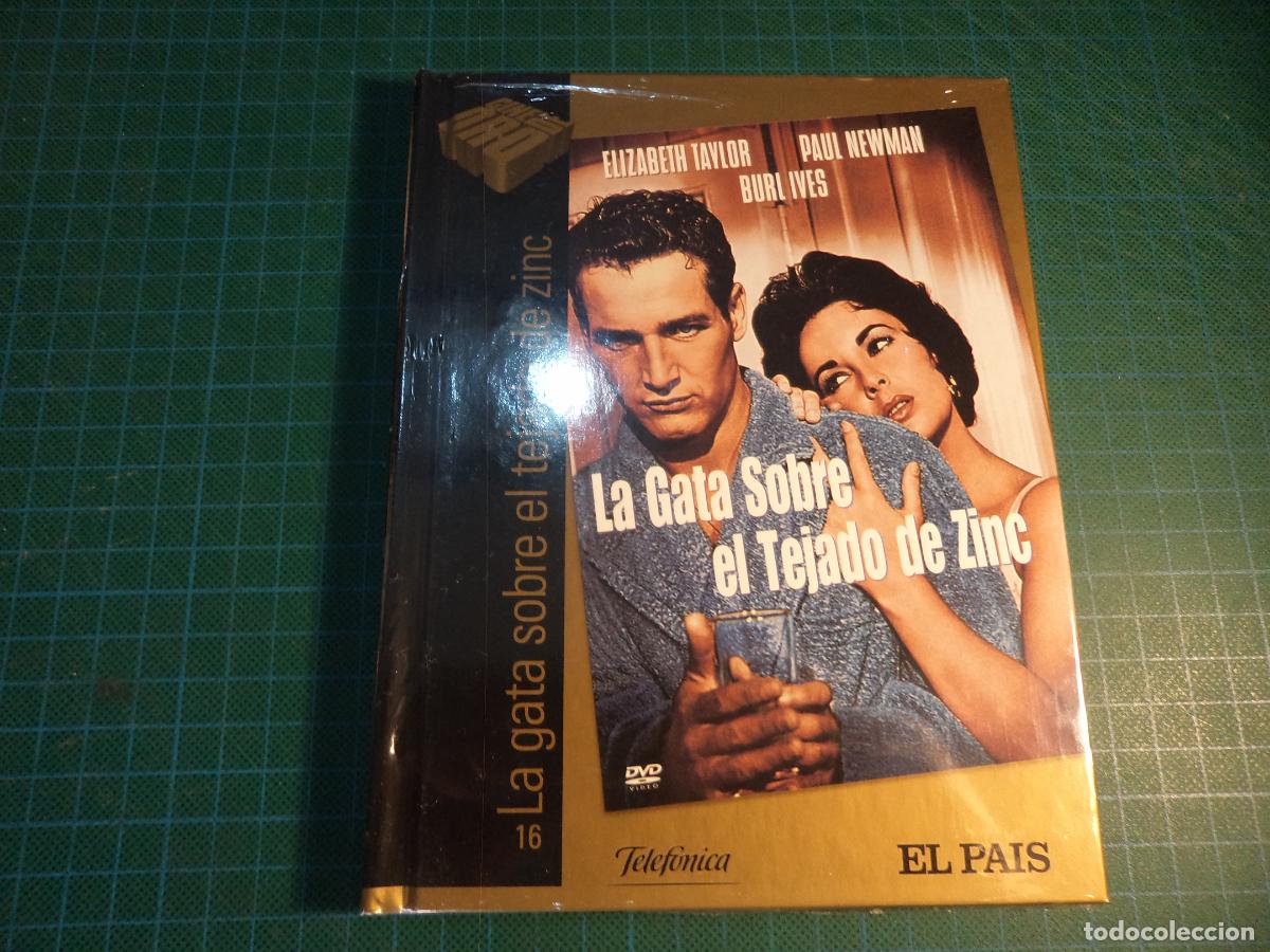 Cine: La gata sobre el tejado de zinc. Libro + DVD. Precintada. (P-62)