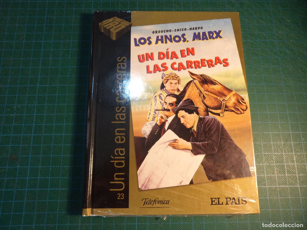 Cine: Un dia en las carreras. Libro + DVD. Precintada. (P-62)