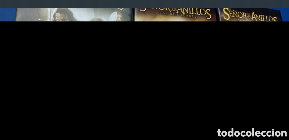 Cine: Colecci&oacute;n de DVD el se&ntilde;or de los anillos