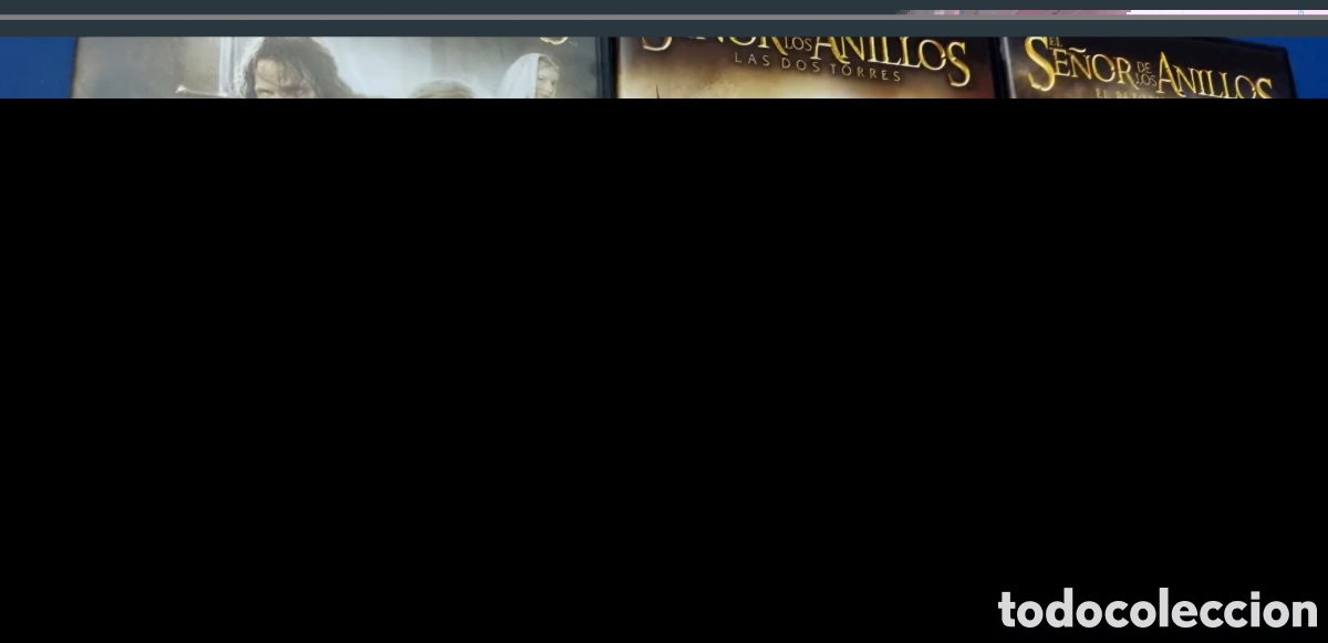 Cine: Colecci&oacute;n de DVD el se&ntilde;or de los anillos