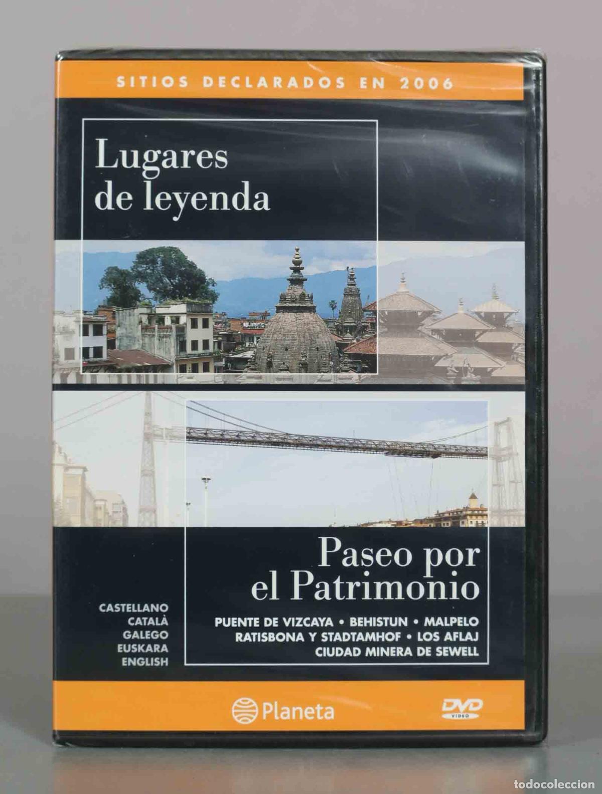 Cine: DVD. Lugares de leyenda y Paseo por el Patrimonio - Editorial Planeta PRECINTADO