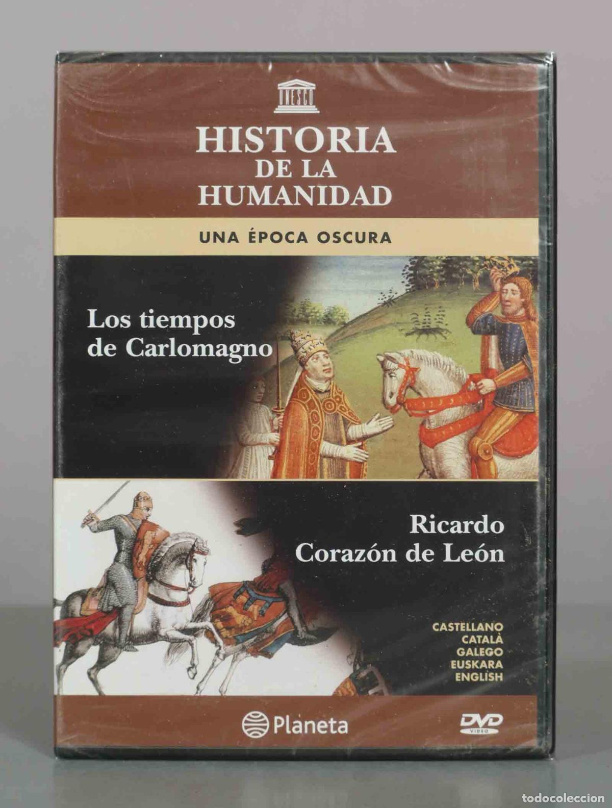 Cine: DVD. Historia de la Humanidad: Una &Eacute;poca Oscura - Los tiempos de Carlomagno / Ricardo Co PRECINTADO
