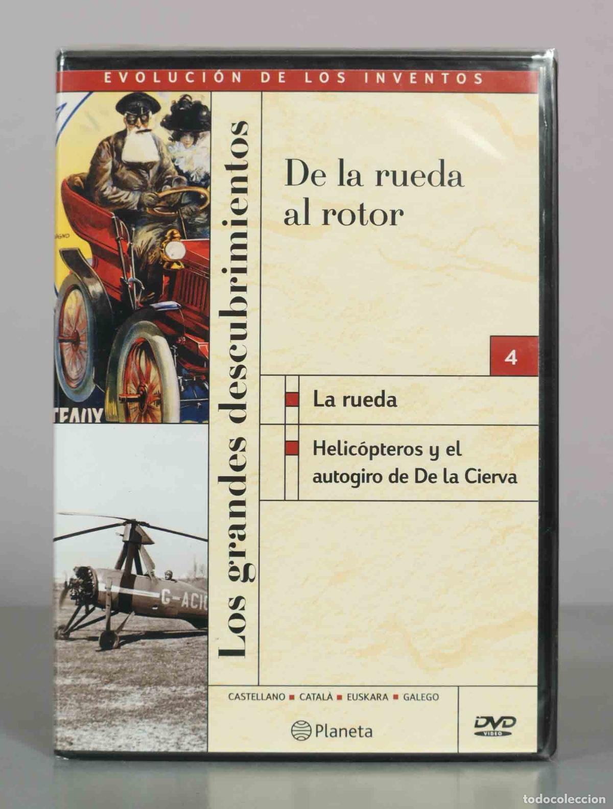 Cine: DVD. De la rueda al rotor - Evoluci&oacute;n de los inventos - Editorial Planeta PRECINTADO