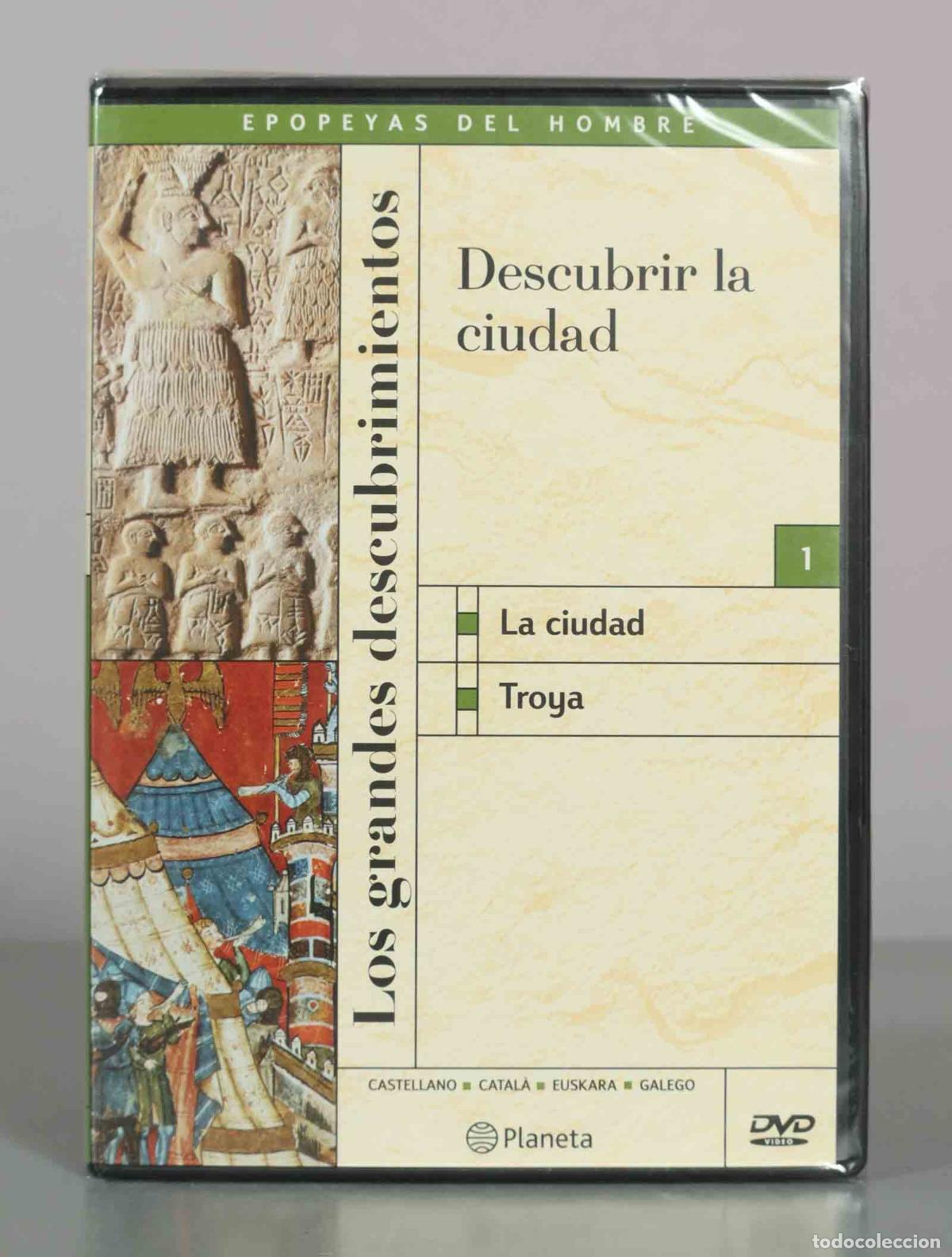 Cine: DVD. Los grandes descubrimientos - Vol. 1: Descubrir la ciudad - Editorial Planeta PRECINTADO