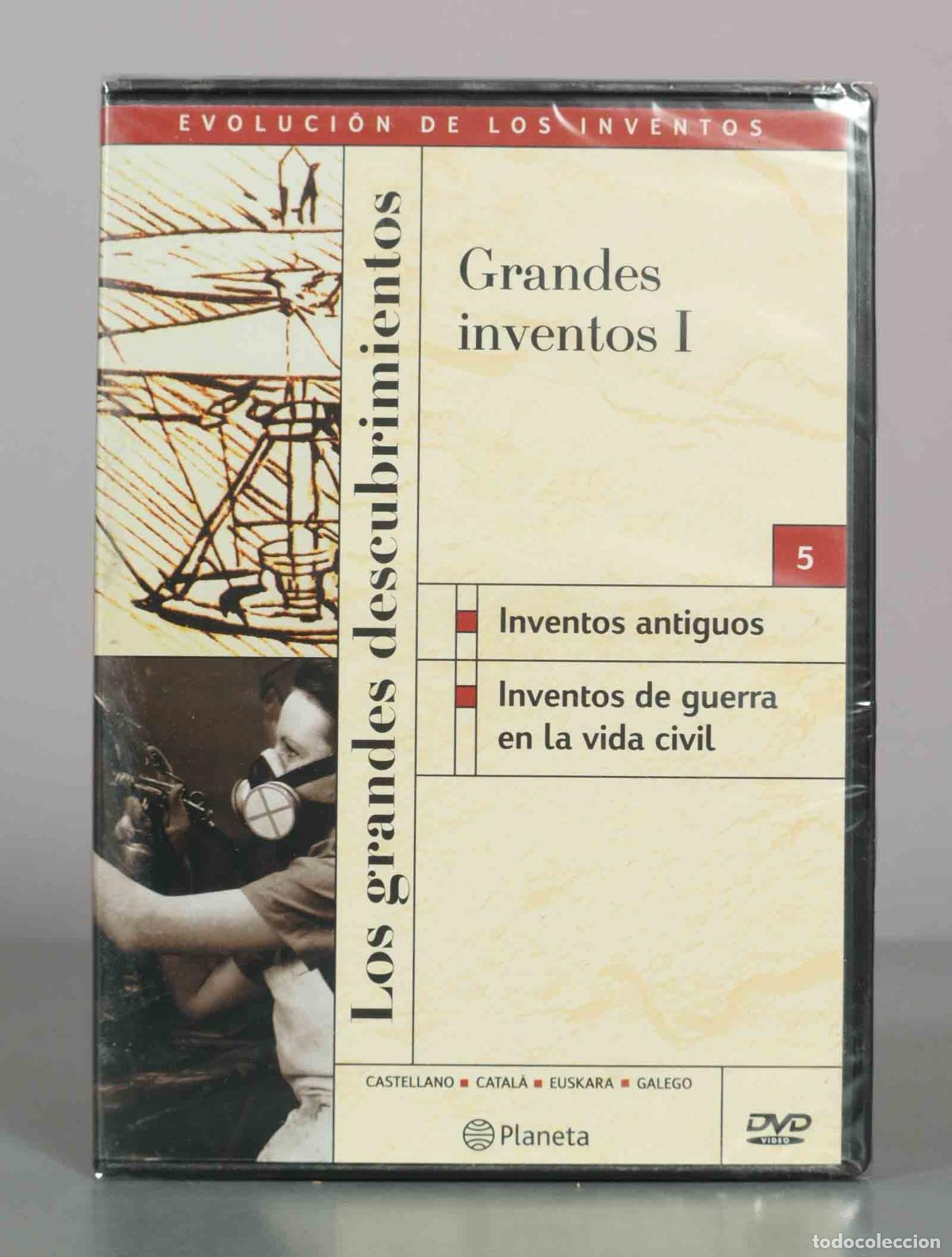 Cine: DVD. Grandes inventos I - Evoluci&oacute;n de los inventos PRECINTADO