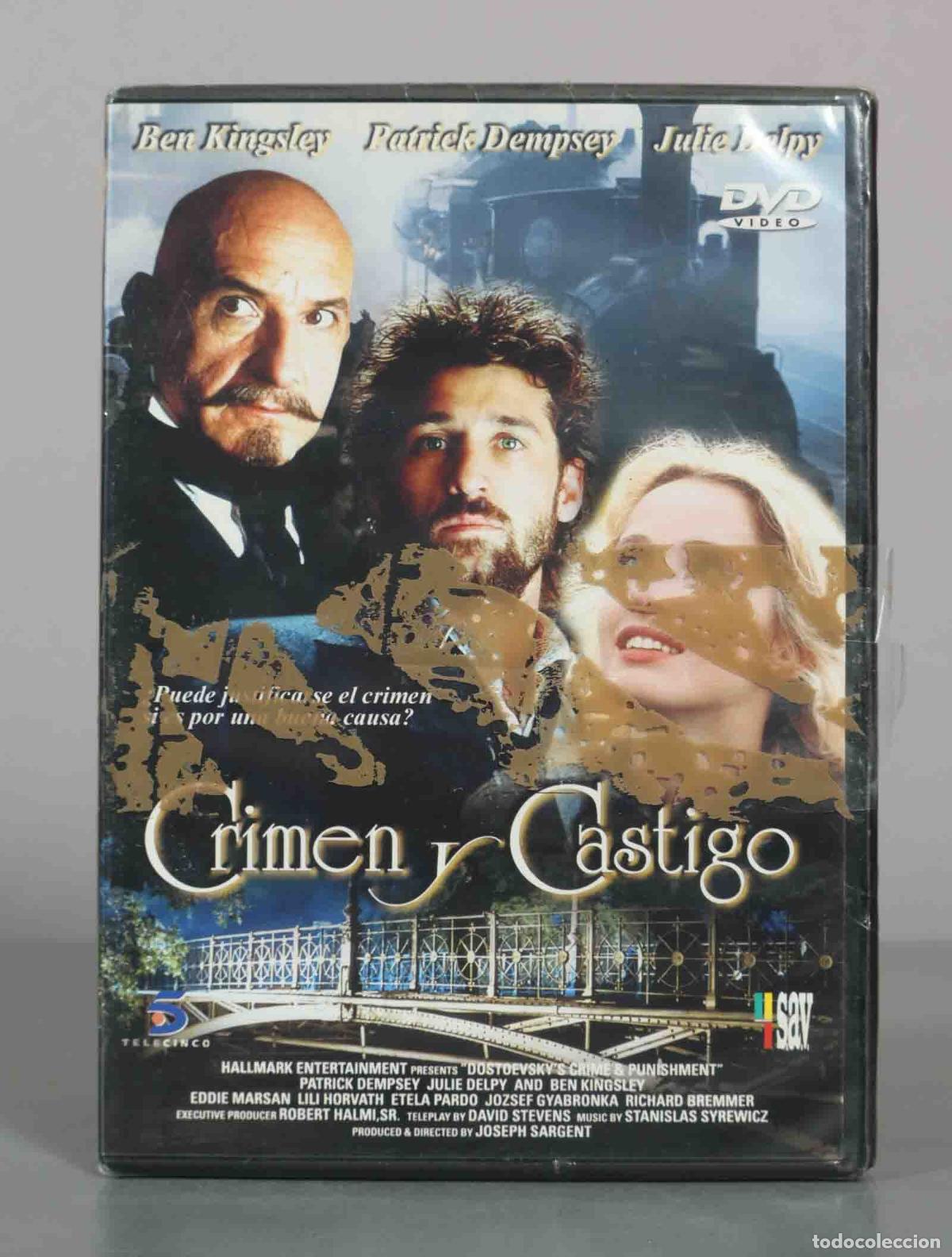 Cine: DVD. Crimen y castigo - Joseph Sargent, Patrick Dempsey, Ben Kingsley, Julie Delpy PRECINTADO