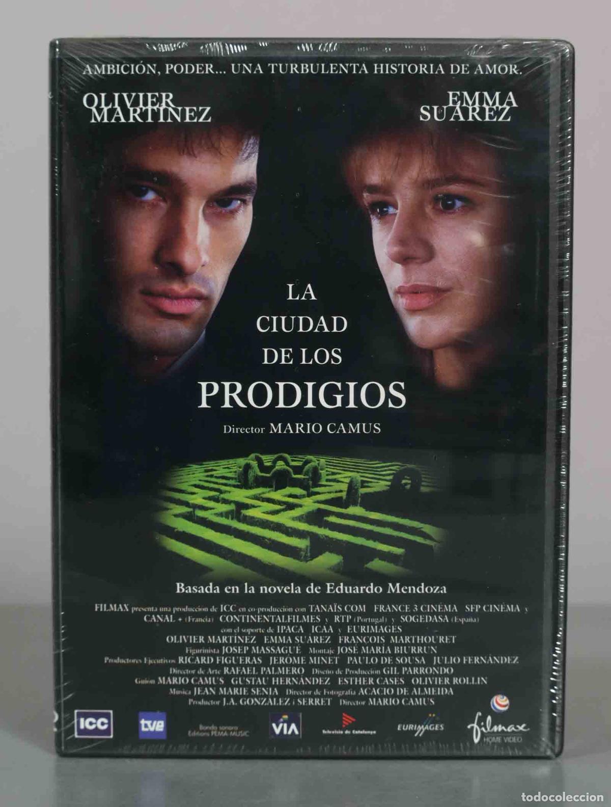 Cine: DVD. La ciudad de los prodigios - Mario Camus, Olivier Martinez, Emma Su&aacute;rez PRECINTADO