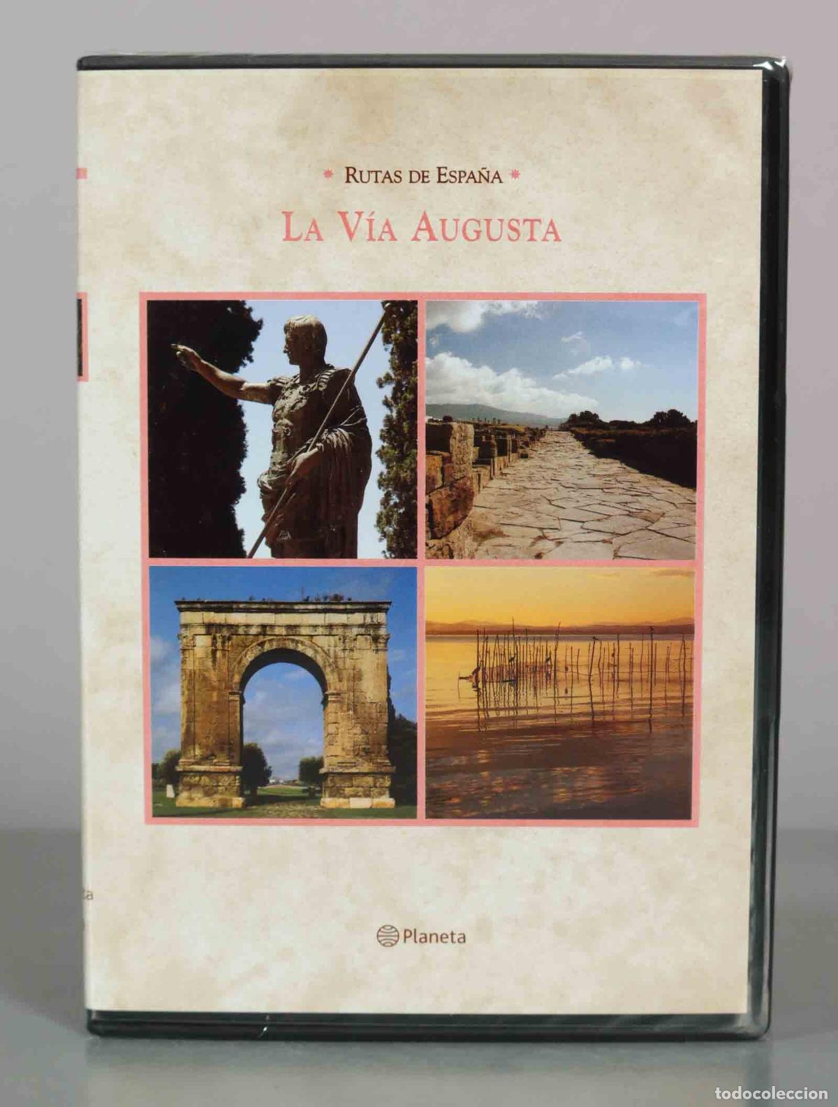 Cine: DVD. La V&iacute;a Augusta - Rutas de Espa&ntilde;a - Jes&uacute;s &Aacute;vila Granados - Editorial Planeta PRECINTADO