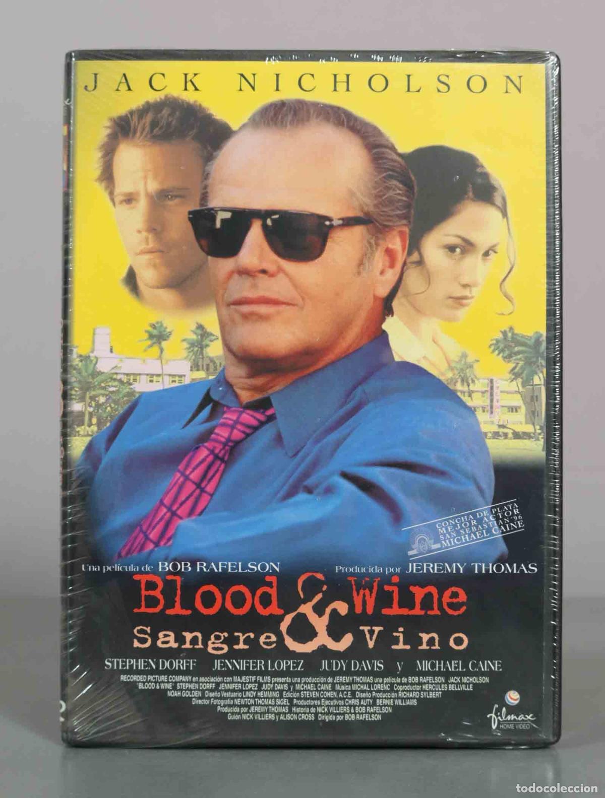 Cine: DVD. Sangre y Vino - Bob Rafelson, Jack Nicholson, Stephen Dorff, Jennifer Lopez, Michae PRECINTADO