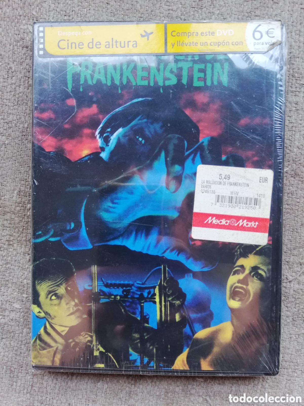 Cinema: La maldici&oacute;n de Frankenstein. Hammer films. Dirige Terence Fisher. DVD precintado