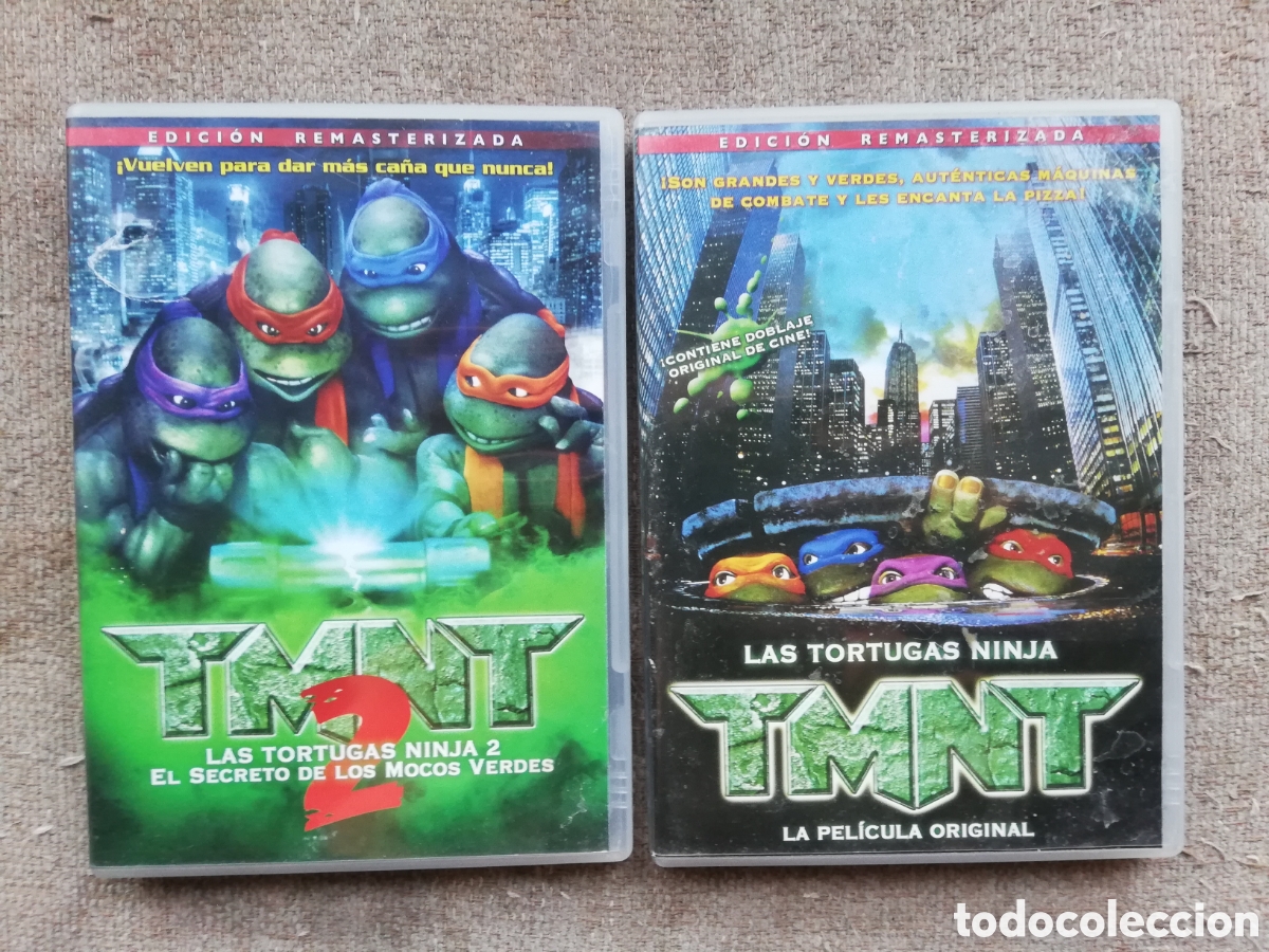 Cinema: Lote TMNT. Las tortugas ninja, pel&iacute;cula original y Tortugas ninja 2. El secreto de los mocos verdes