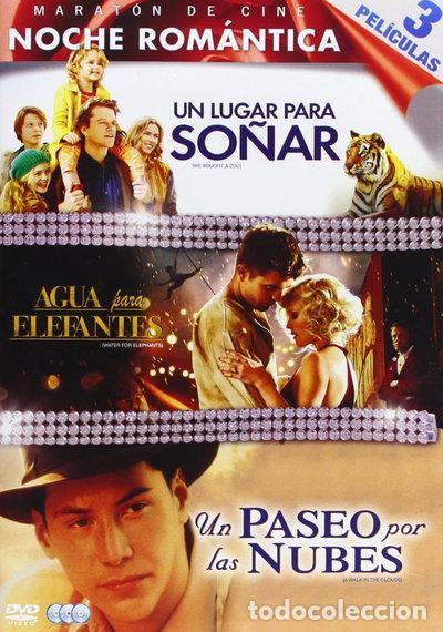 Cine: Noche Rom&aacute;ntica: Un Lugar Para So&ntilde;ar /Agua Para Elefantes /Un Paseo Por Las N...- 8420266963857