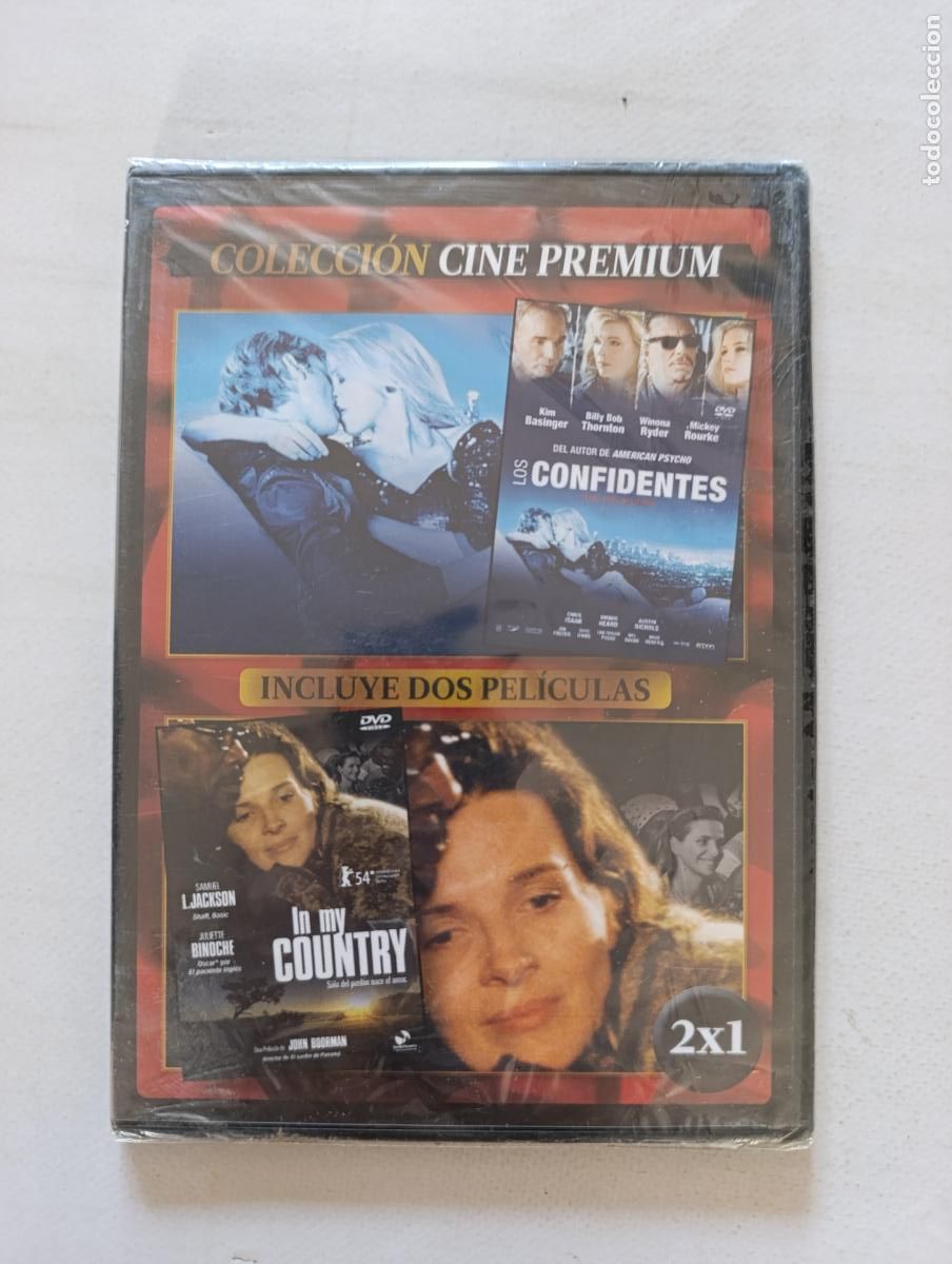 Cine: DVD LOS CONFIDENTES / IN MY COUNTRY - CAJA SLIM - NUEVO, PRECINTADO (290)