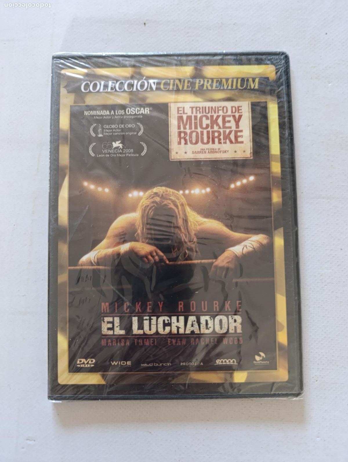 Cine: DVD EL LUCHADOR - MICKEY ROURKE - CAJA SLIM - NUEVO, PRECINTADO (291)