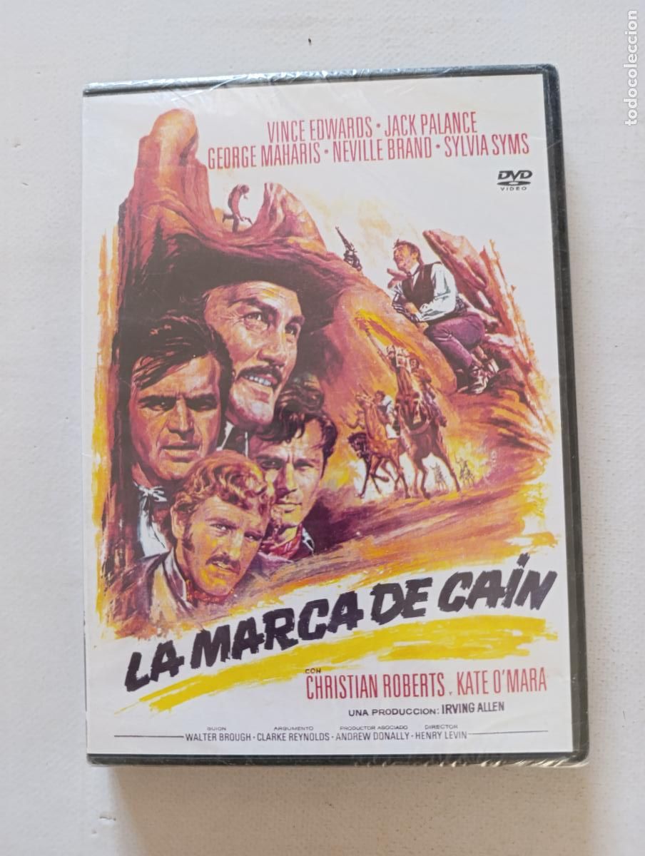 Cine: DVD LA MARCA DE CAIN - VINCE EDWARDS, JACK PALANCE - NUEVO, PRECINTADO (F8)