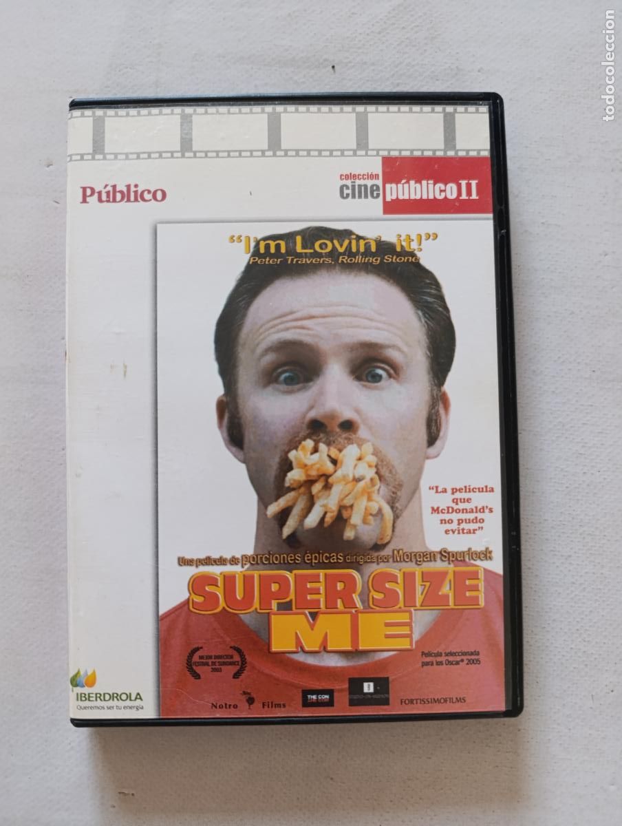 Cine: DVD SUPER SIZE ME (Q8)