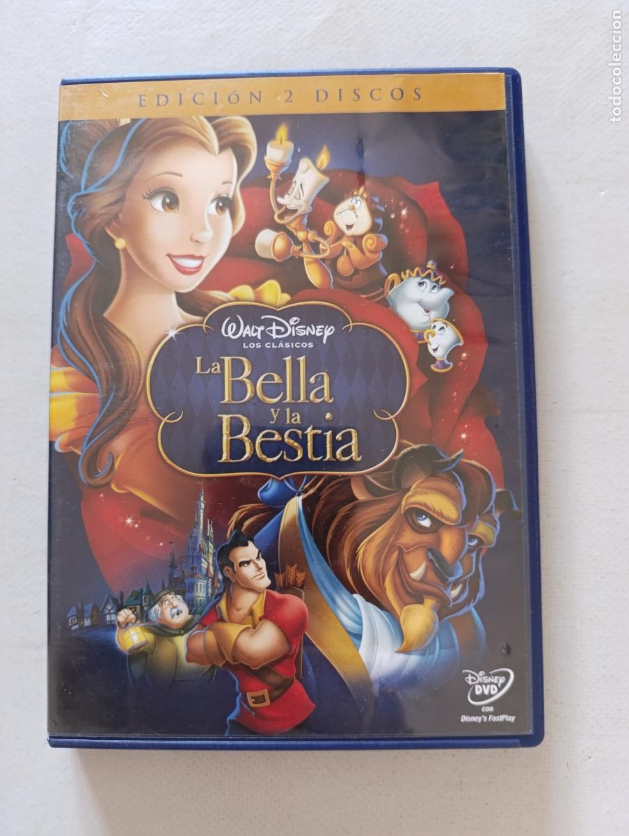 Cine: DVD LA BELLA Y LA BESTIA - EDICION 2 DISCOS - WALT DISNEY LOS CLASICOS - LEER DESCRIPCION (2V)