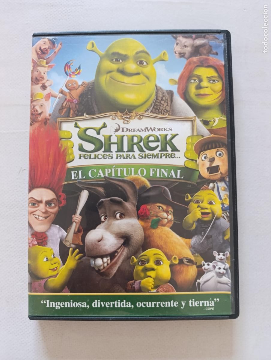 Cine: DVD SHREK FELICES PARA SIEMPRE... EL CAPITULO FINAL (4M)